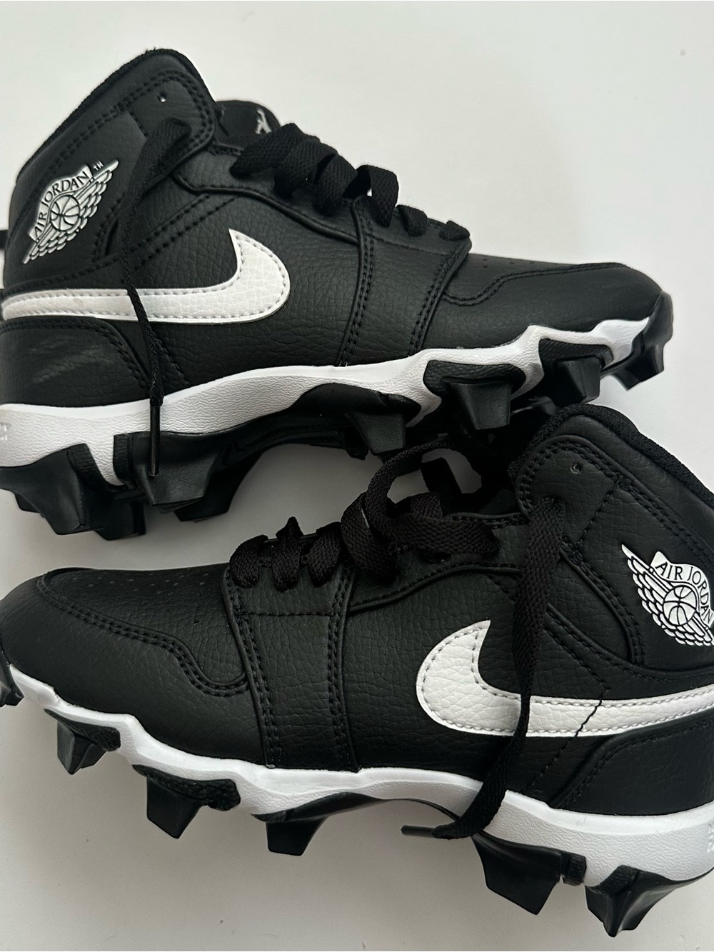 Nike Kids Black/White Cleat Sneakers
